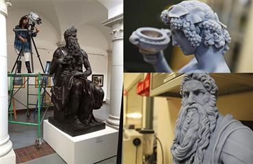 Michelangelo heykelleri 3D tarayıcı ve 3D yazıcılarla yeniden yaratılıyor.