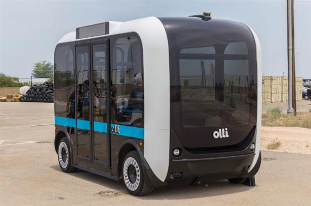 3D Yazıcı ile Üretilen ilk Şoförsüz Otobüs Hizmete Girdi
